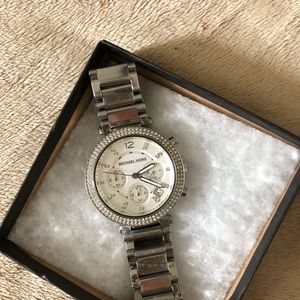 Silver Michael Kors watch
